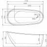 Акриловая ванна BELBAGNO BB15
