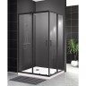 Душевой уголок BELBAGNO UNO-195-AH-2-120/90-P-NERO
