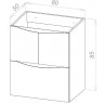 Тумба Bianco Lucido 80 см BELBAGNO ALDA BB800SHVC/BL