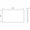 Тумба Rovere Tabacco 80 см BELBAGNO KRAFT KRAFT-800-2C-SO-RT